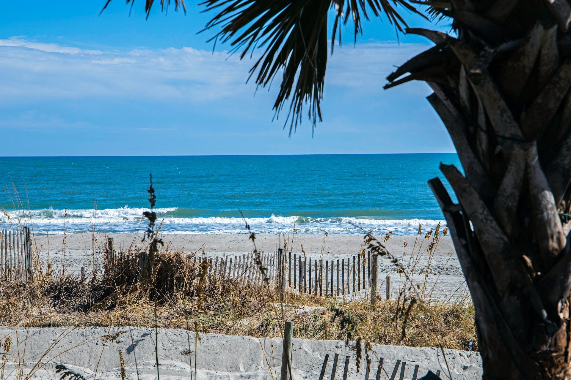 A Sandy Beachfront in Myrtle Beach, South Carolina