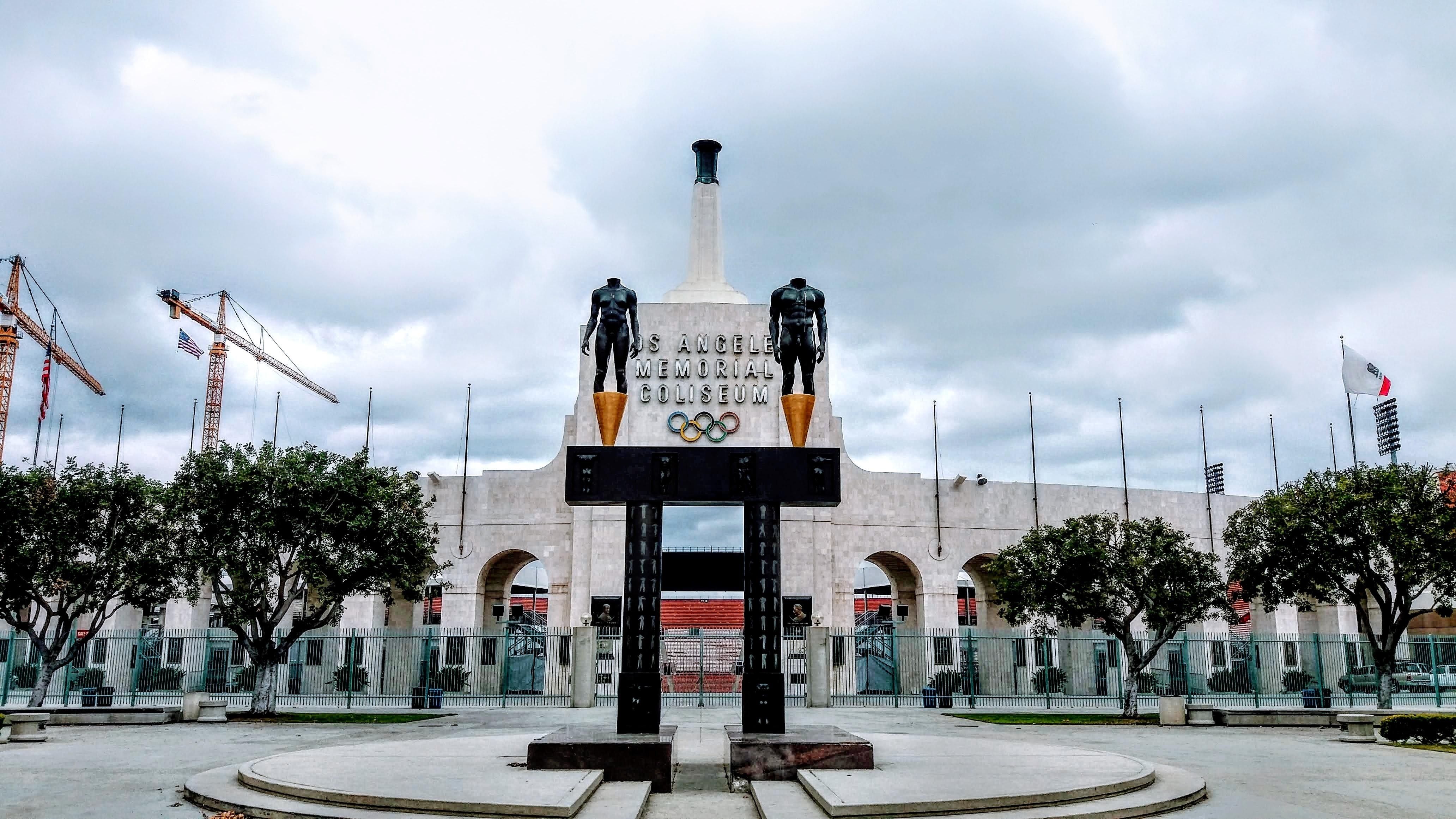 Exposition Park Monument in Los Angeles