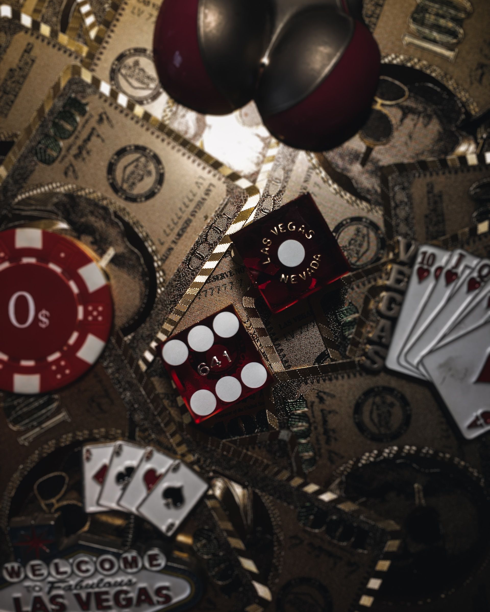 Casino Chips, Cards, and Dice, Las Vegas, Nevada