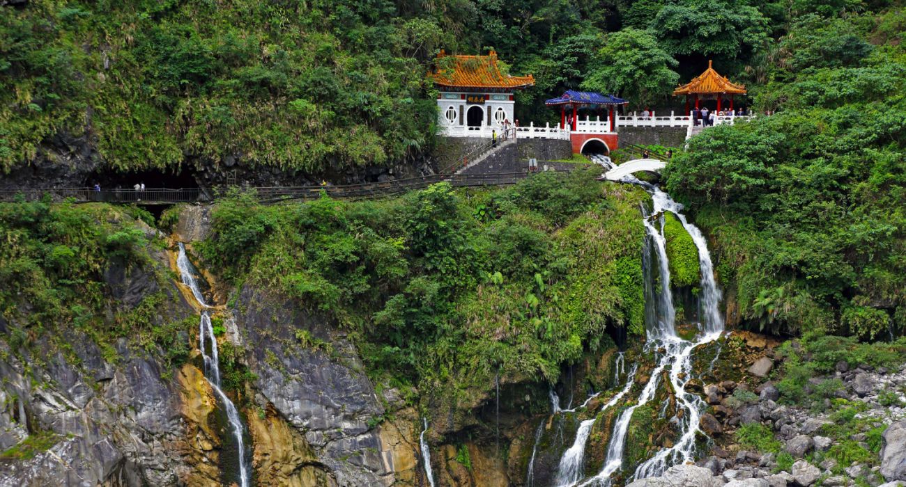 Changchun (Eternal Spring) Shrine, Taroko National Park, Taiwan