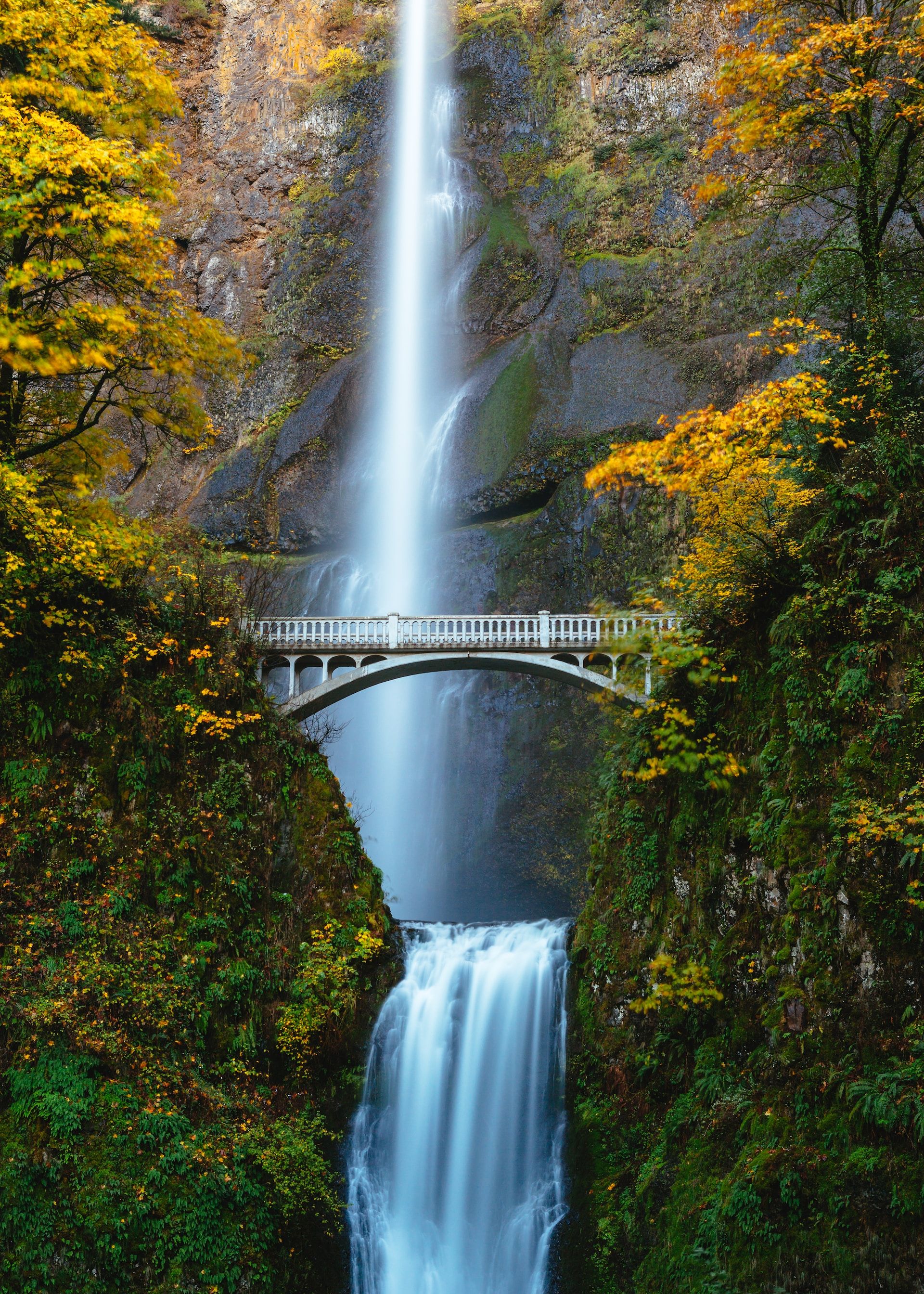 Multnomah Falls, one of the most beautiful falls in Oregon 