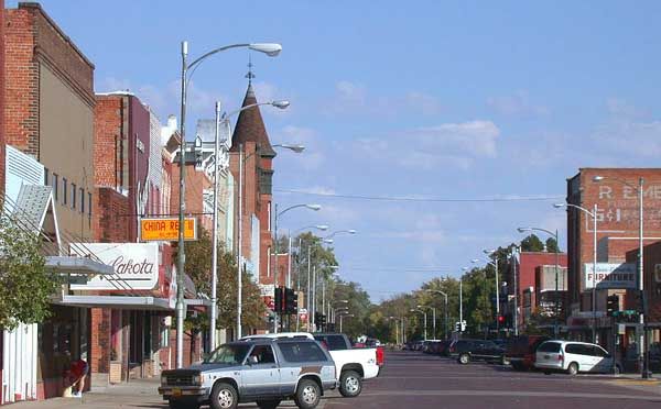 Dowtown Lexington, Nebraska