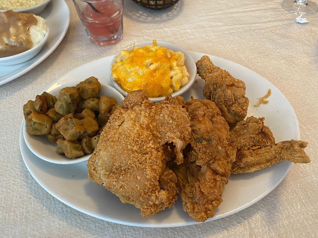Fried chicken meal