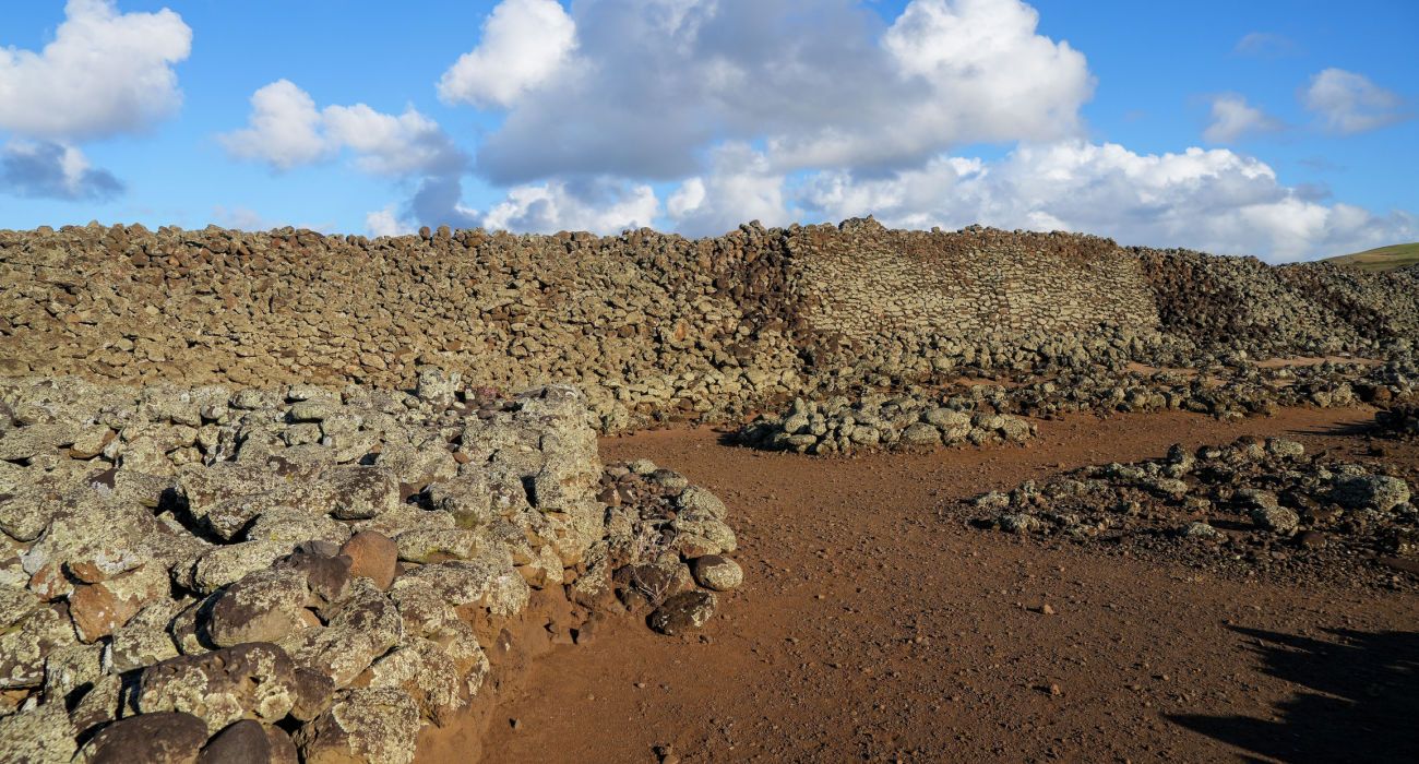 Mo'okini Heuiau site in the north of Big Island, Hawaii