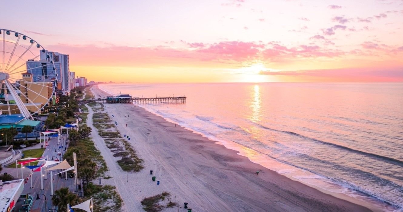 Myrtle Beach, South Carolina at sunrise