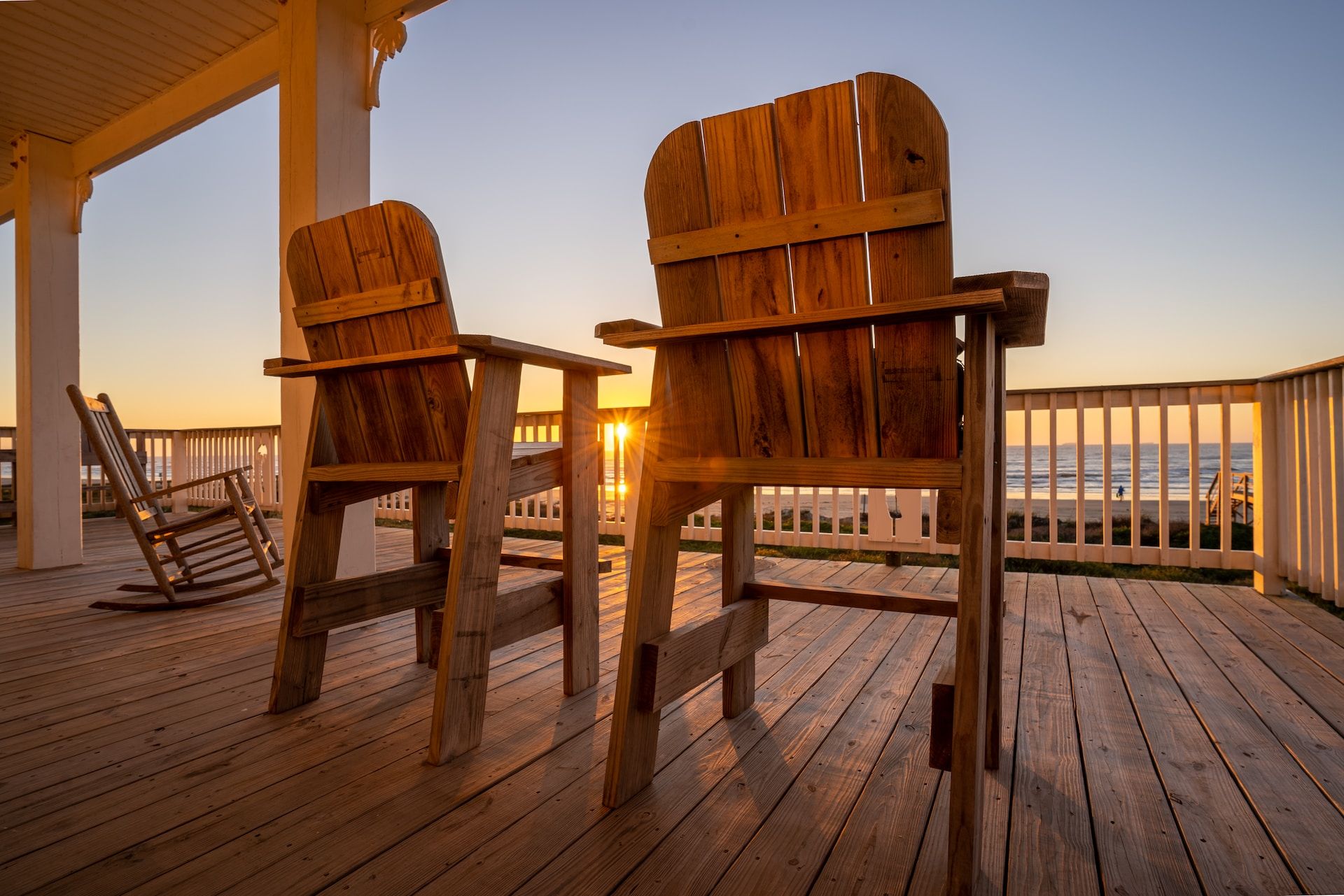 Hotel room balcony