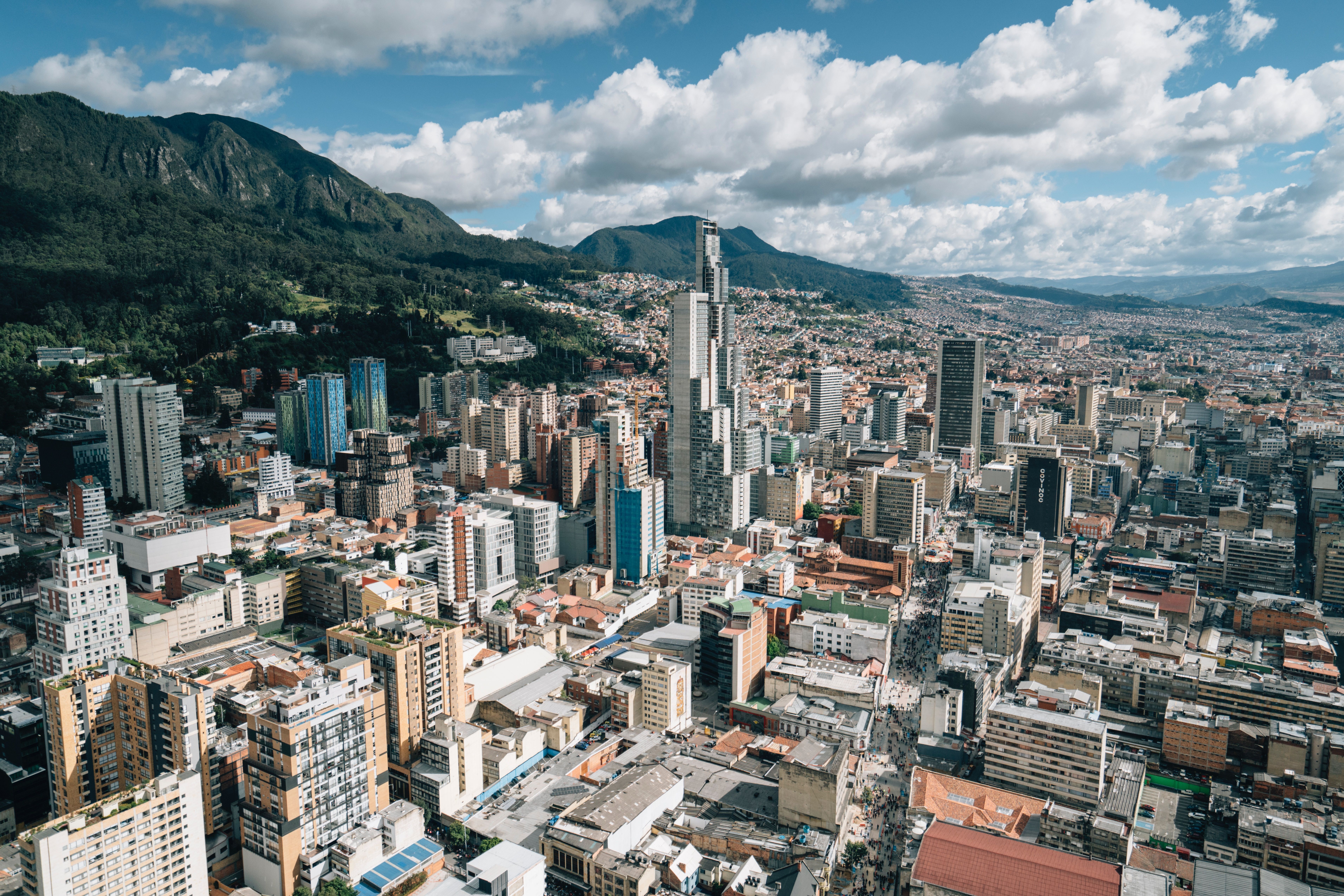 The city of Bogota, Colombia 