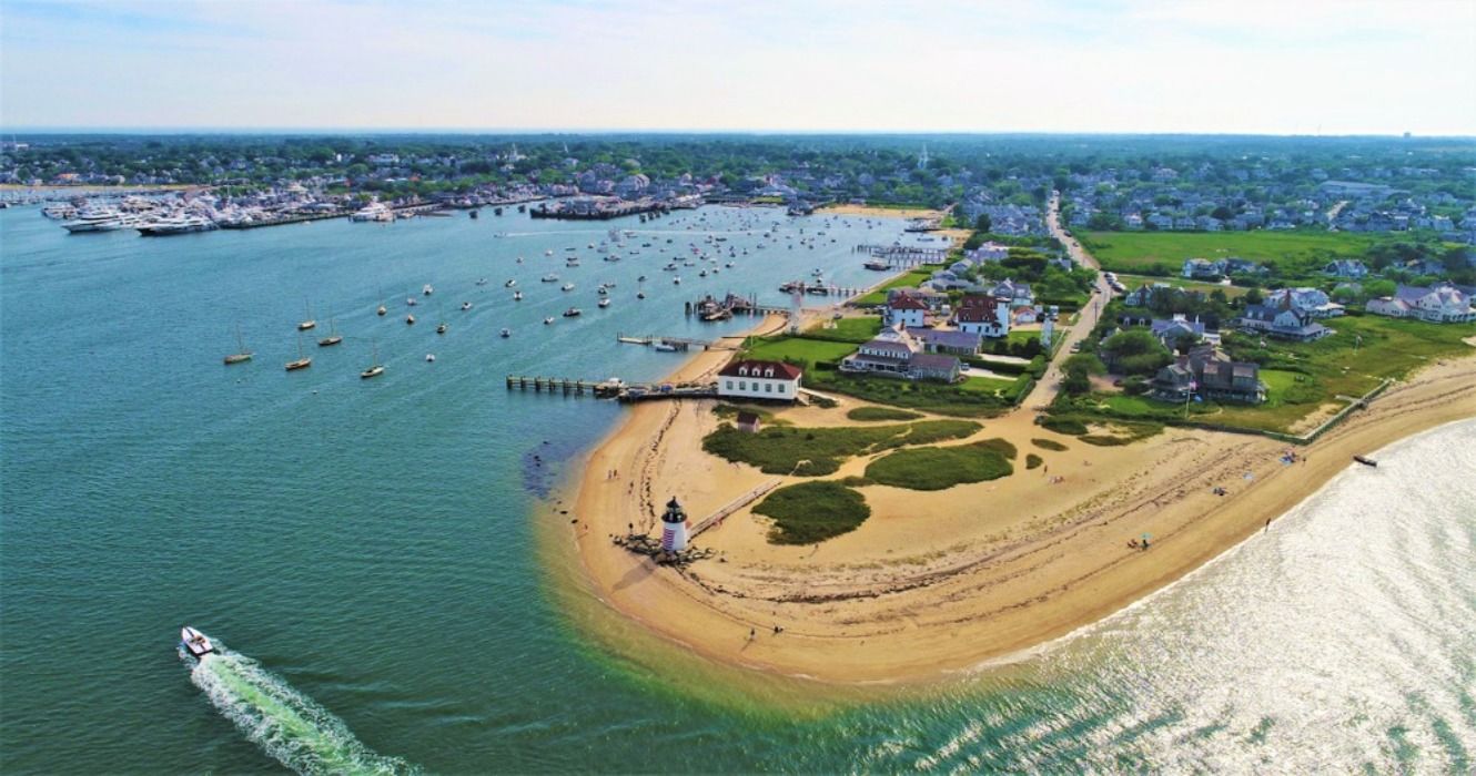 The entrance of Nantucket Island, Massachusetts, USA