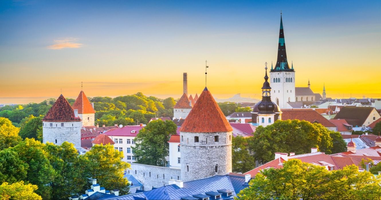 Tallin Old City skyline, Estonia
