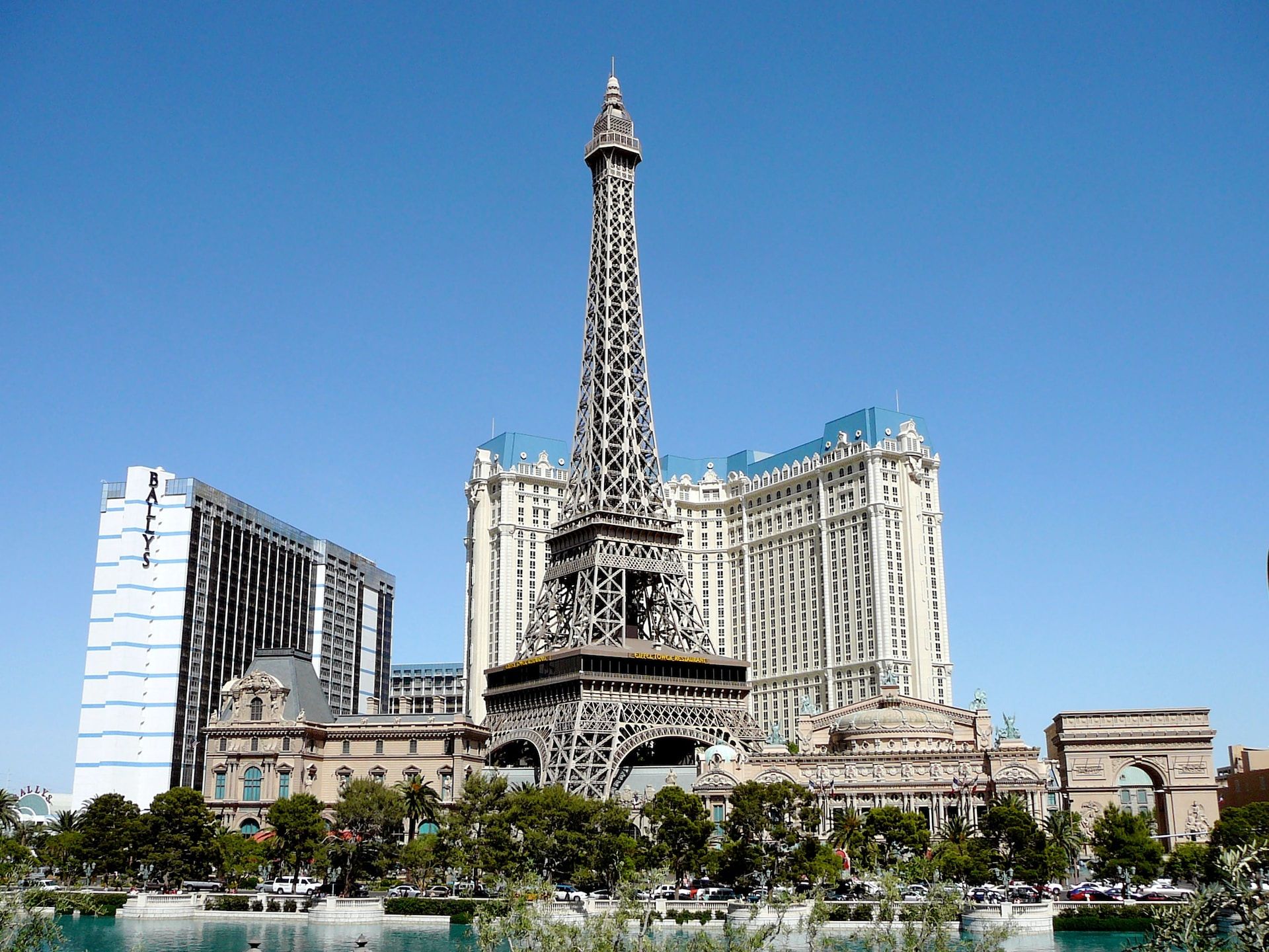 Eiffel Tower at Paris Las Vegas, a famous attraction in Las Vegas 