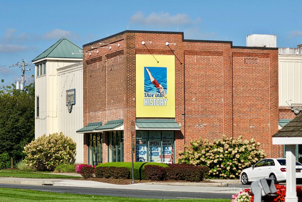A view of the exterior of the Rehoboth Beach Museum