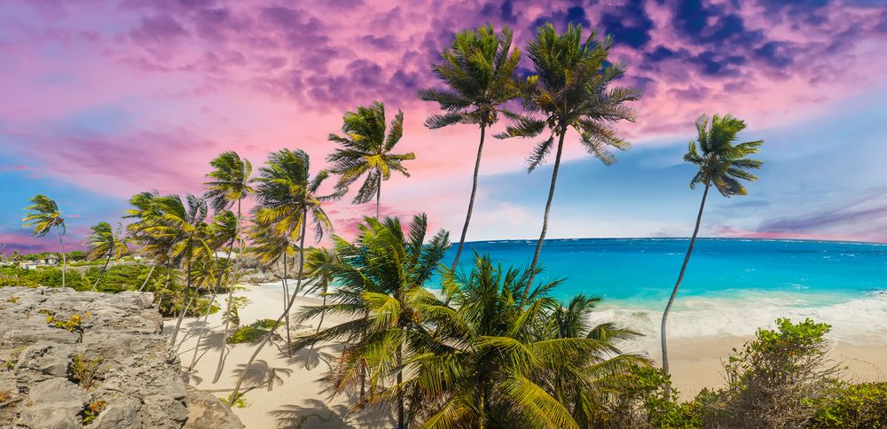 Bottom Bay, one of the most beautiful beaches in Barbados, Caribbean
