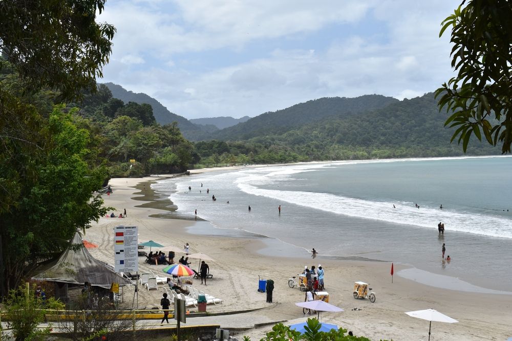 A beach in Las Cuevas, Trinidad and Tobago