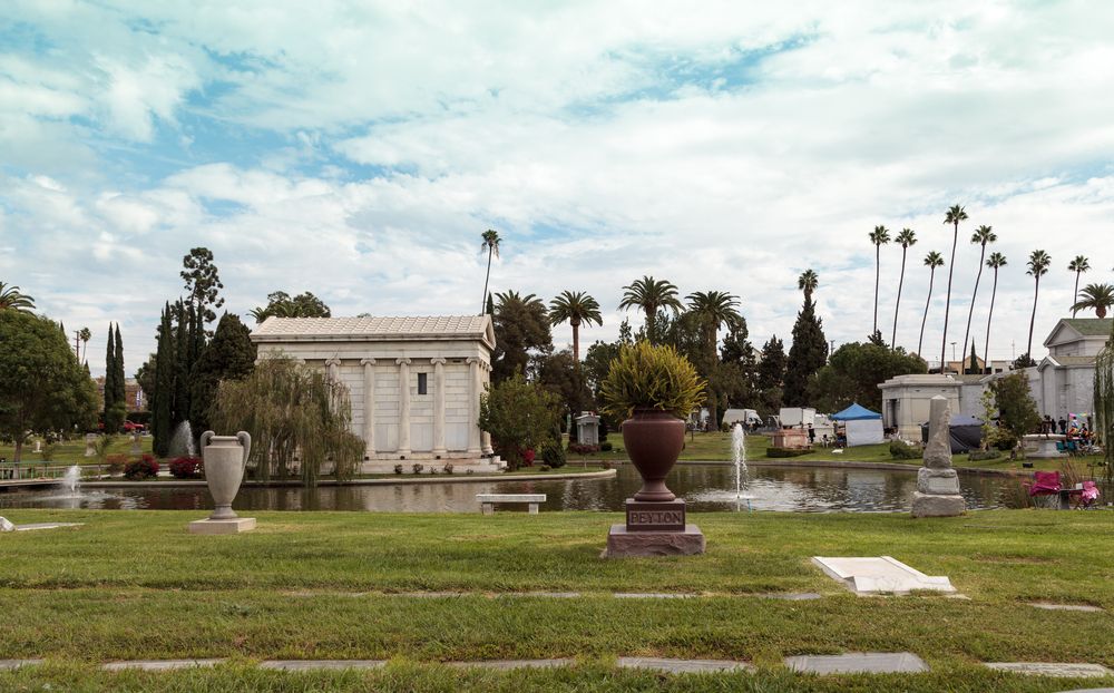 Hollywood Forever Cemetery in Los Angeles, California, United States