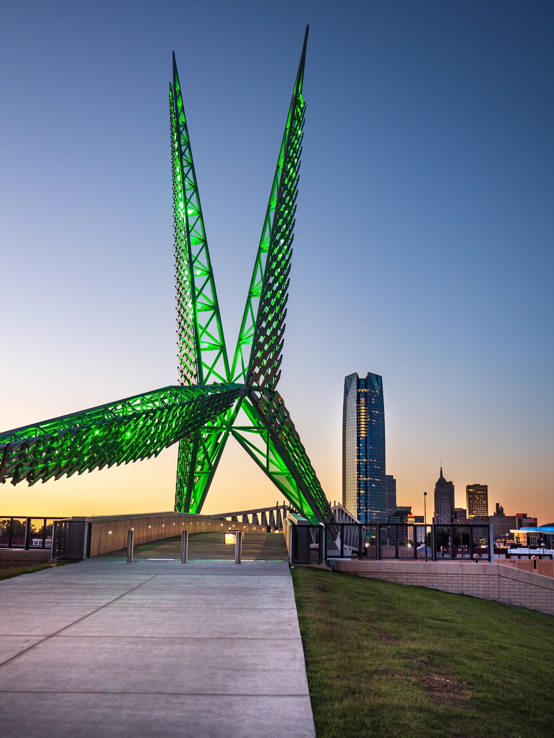 Skydance Bridge, Oklahoma City