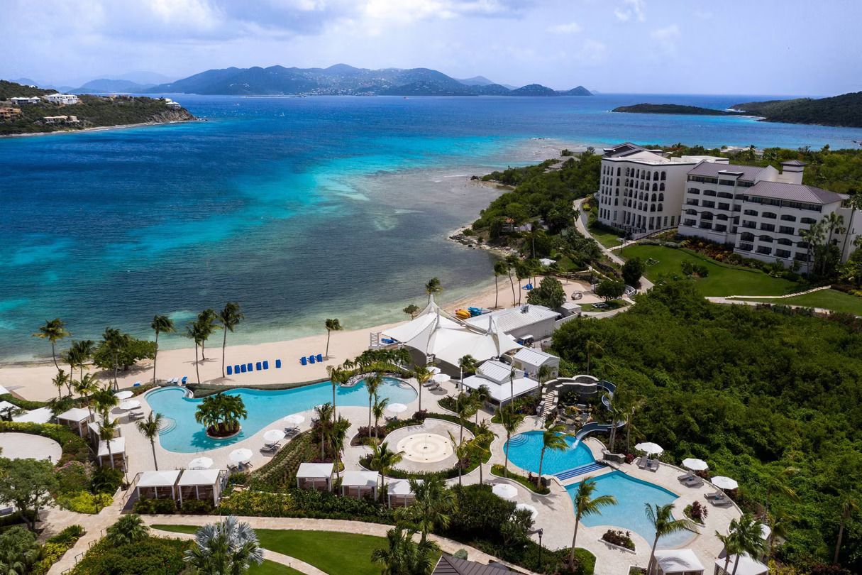 Aerial view of The Ritz-Carlton, St. Thomas
