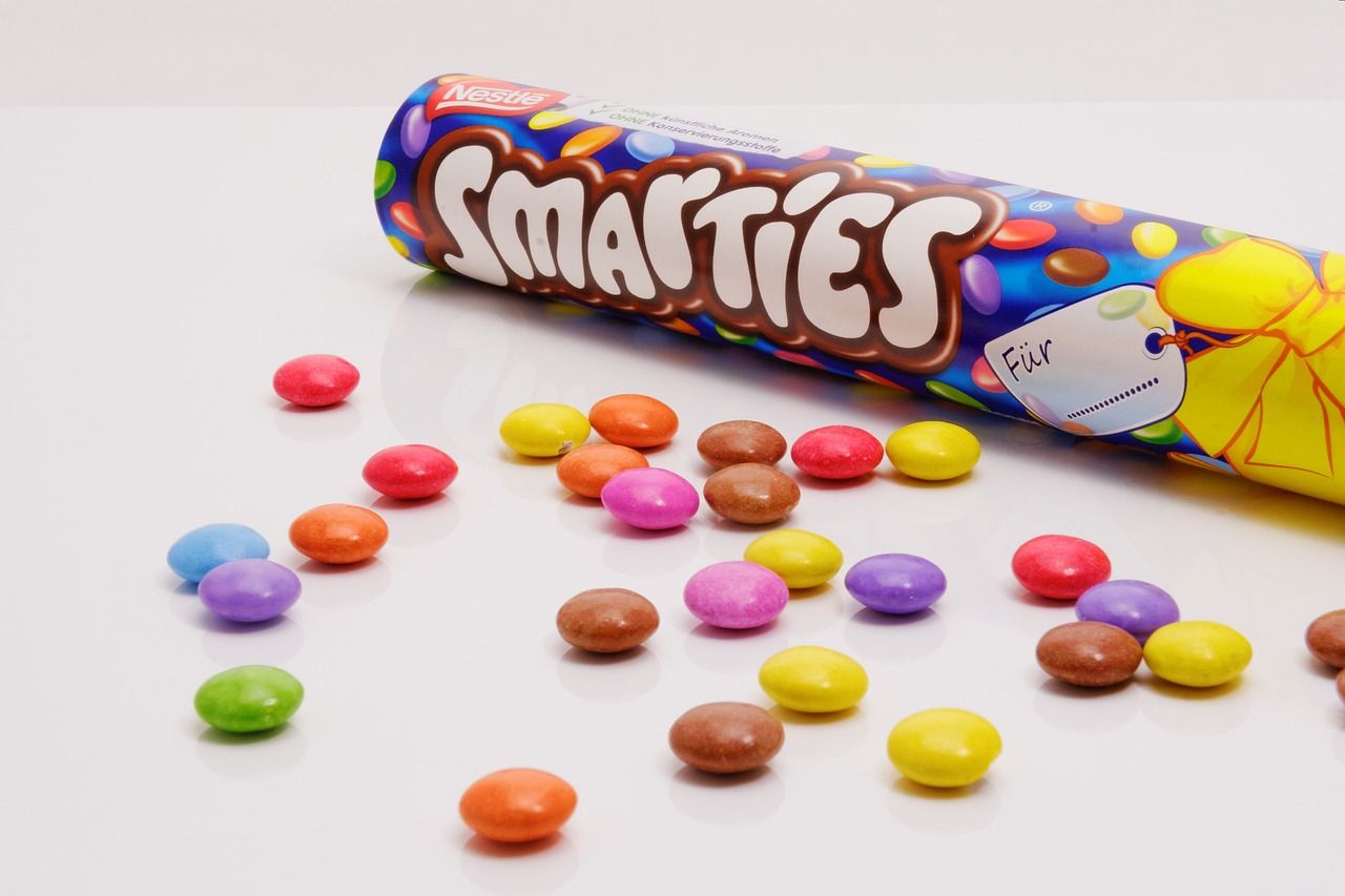 A pack of Smarties
