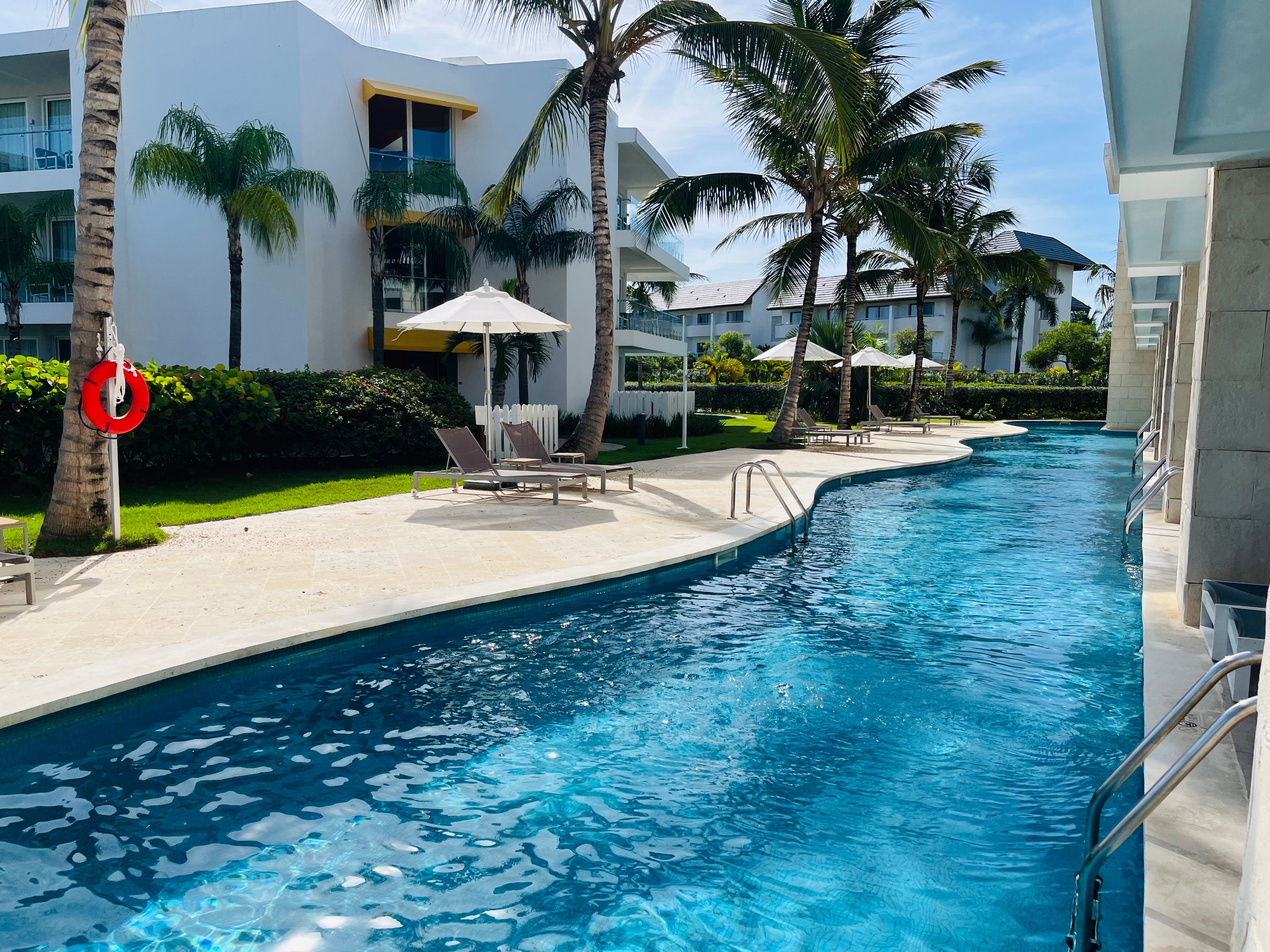 Swimming in the pool