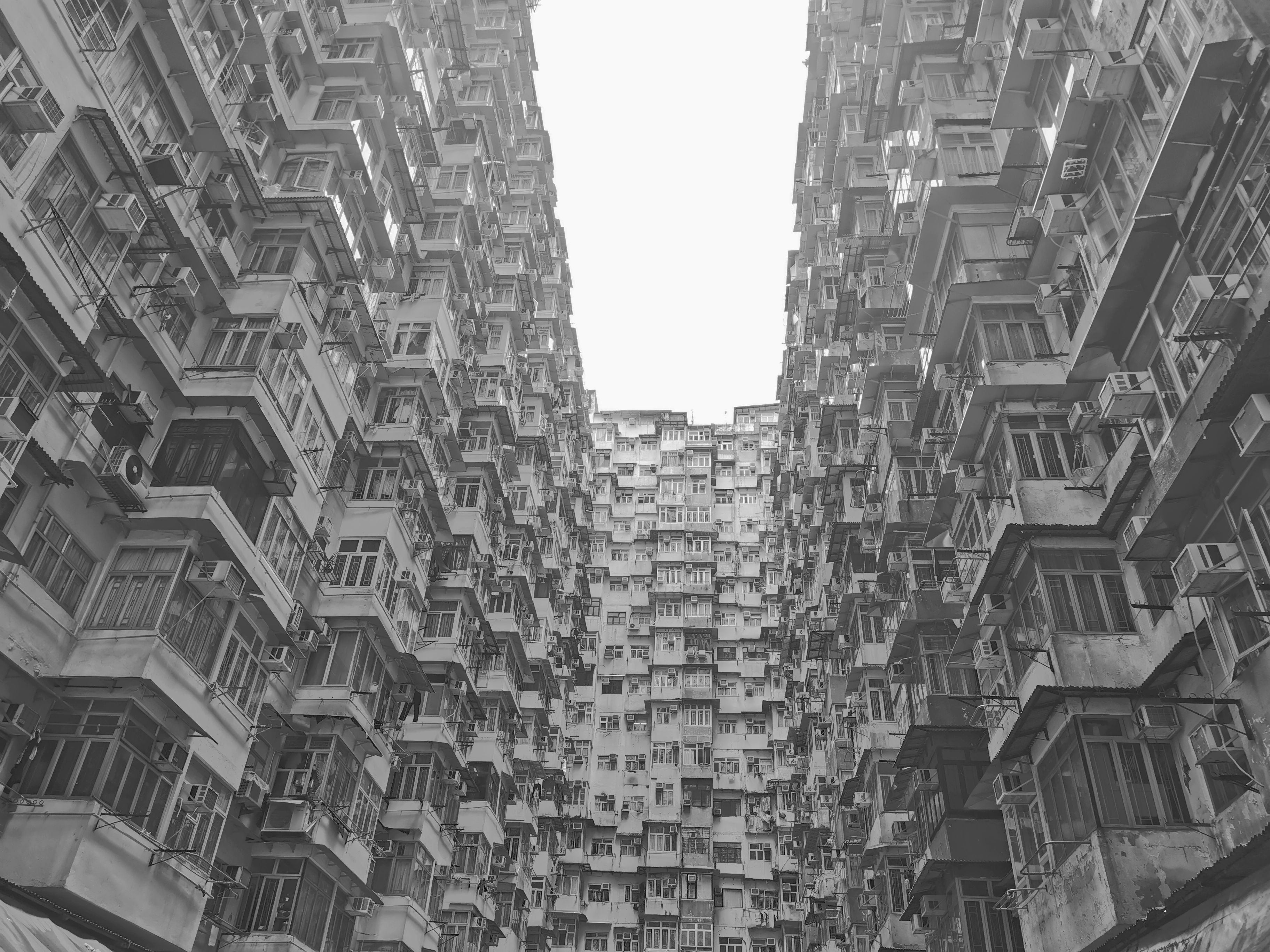 View Of The Monster Building in Hong Kong