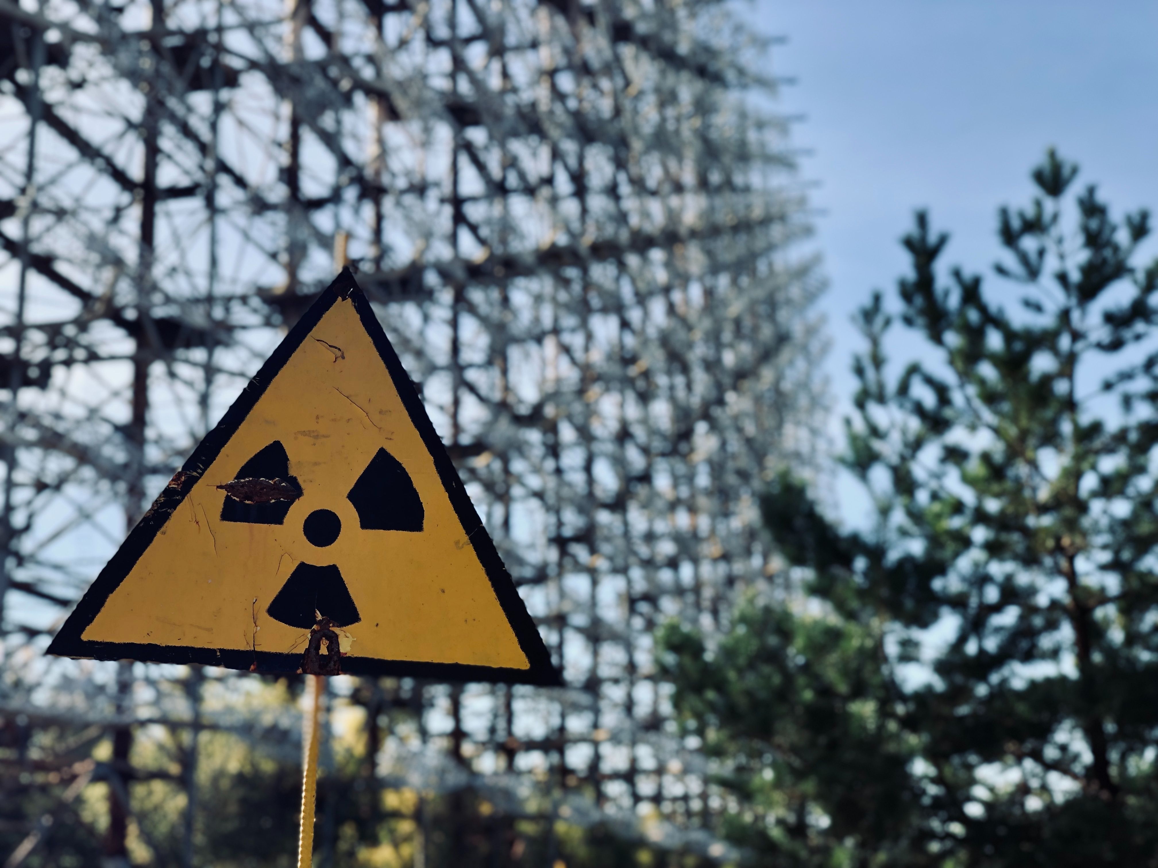 Nuclear sign in Chernobyl