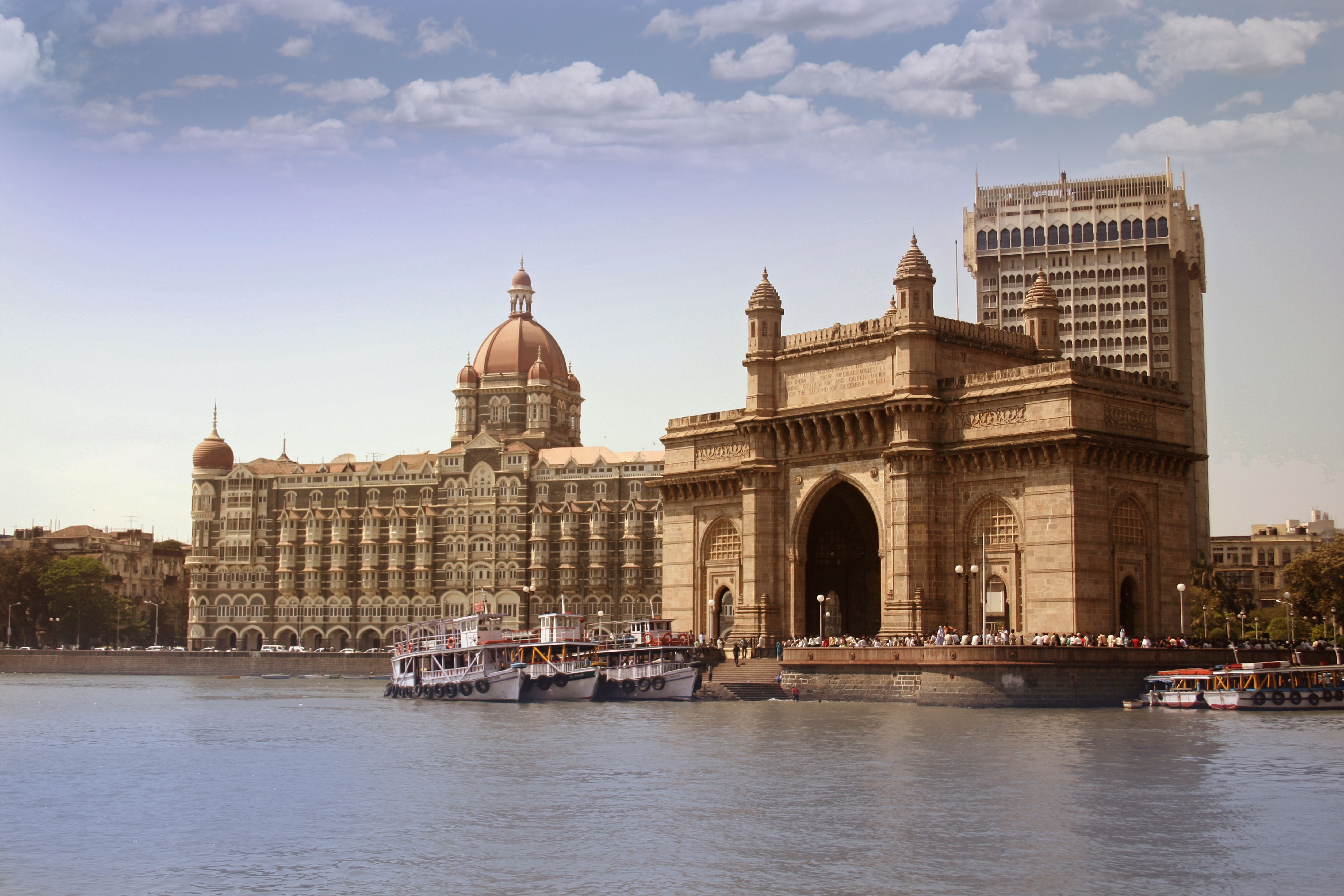 View of Gateway of India from the water