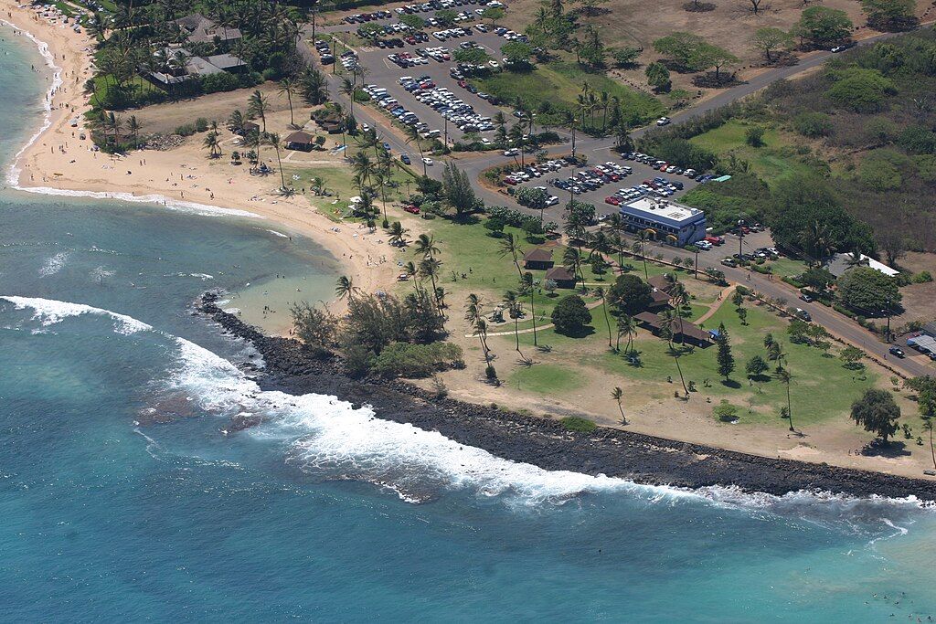 Aerial-Poipu-Beach-Park-Kauai