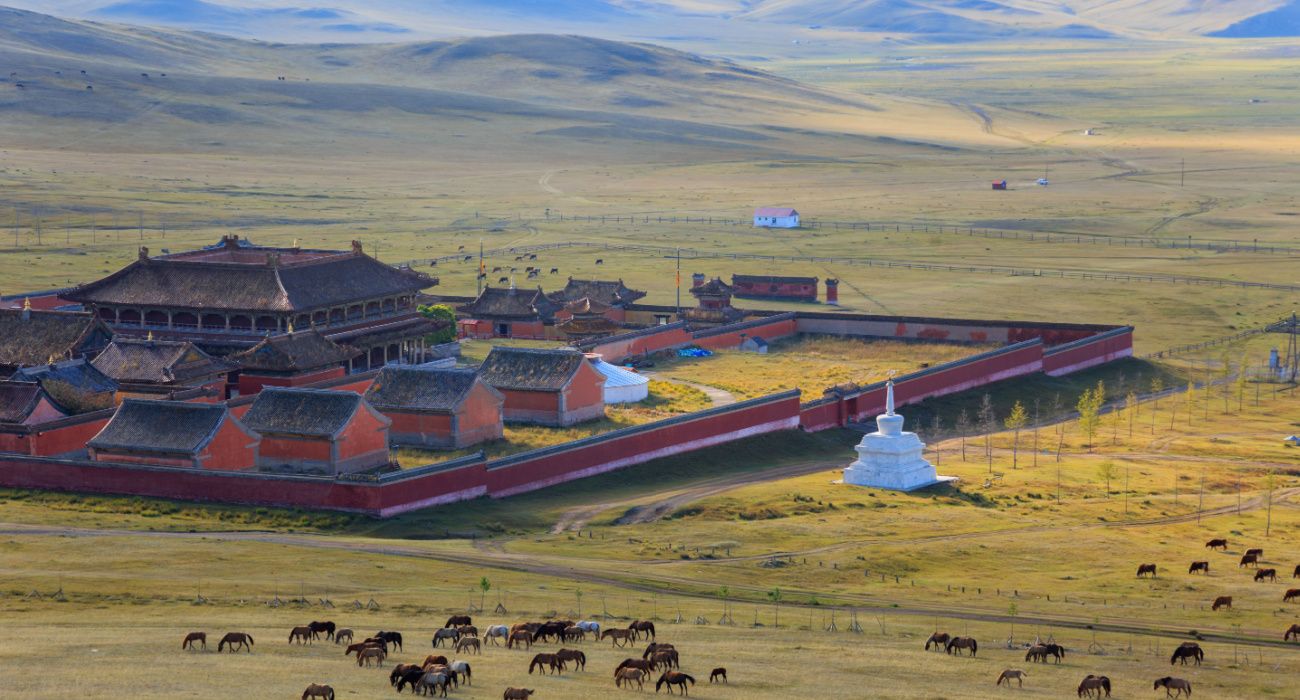 Amarbayasgalant Monastery in northern Mongolia