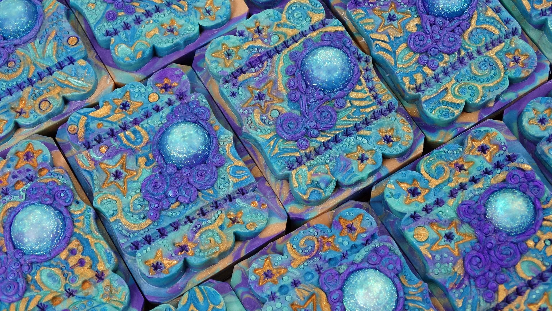 Carved soaps