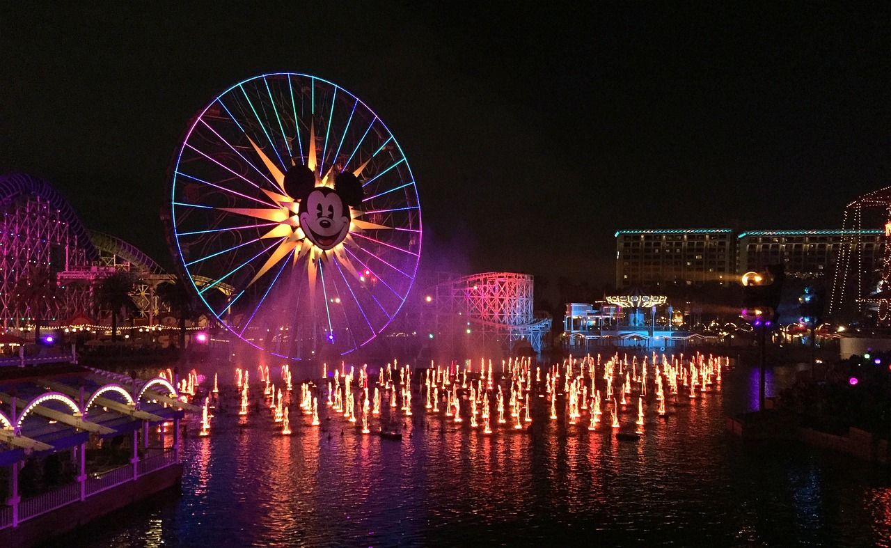 A ride at Disneyland, California