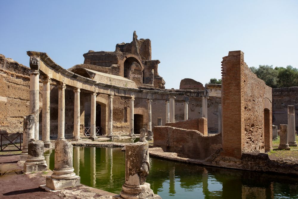 Hadrian's Villa just outside of Rome