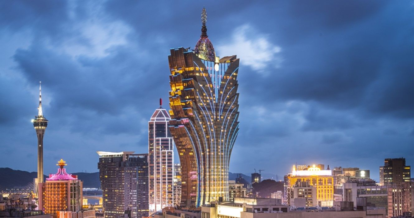 Macau, China city skyline