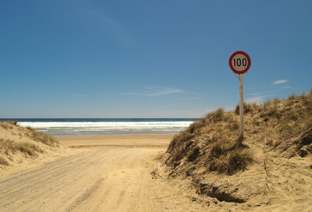 Ninety Mile Beach In New Zealand Is Legally A Road & Has Dunes Like ...