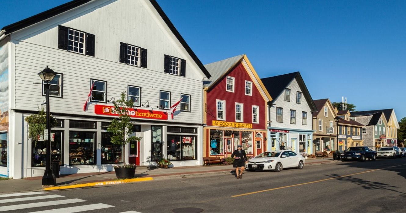 Street view of St. Andrews (St. Andrews By-the-Sea), New Brunswick, Canada