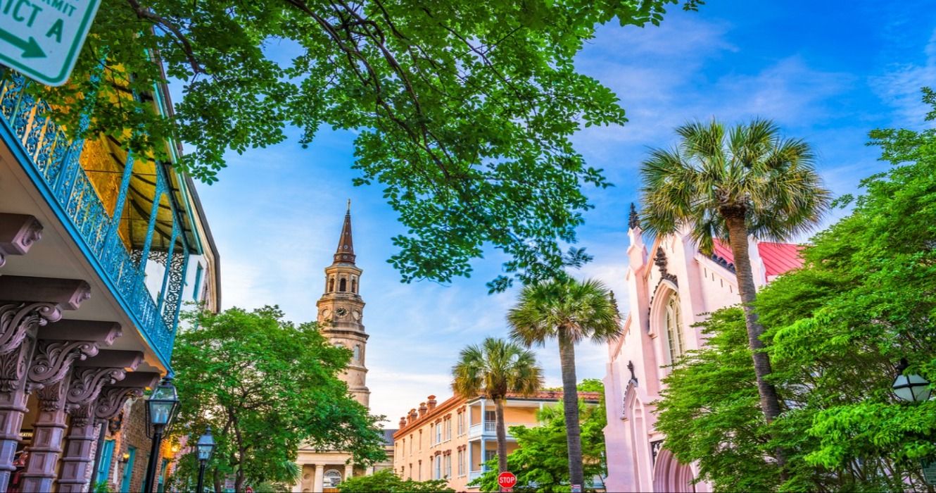 The historic downtown area of Charleston, South Carolina, USA