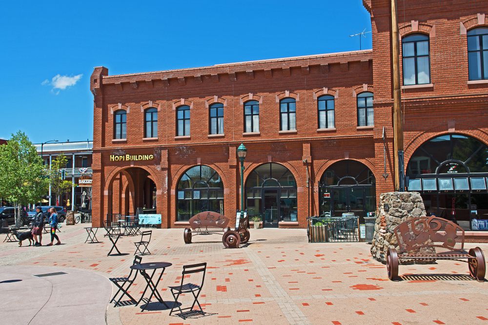 The Hopi Building in Heritage Square in downtown Flagstaff, Arizona, USA