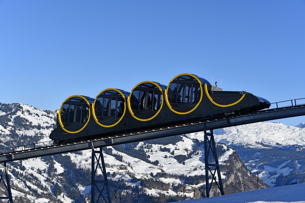 Stoosbahn mountain railway to Stoos ski resort