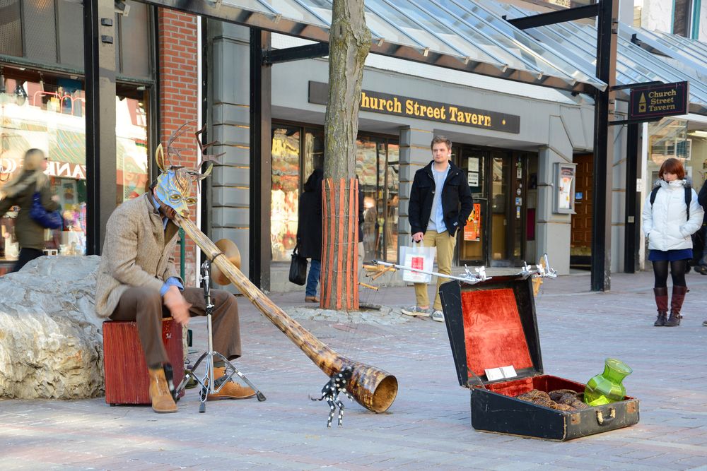 Street Artist at Church Street Marketplace