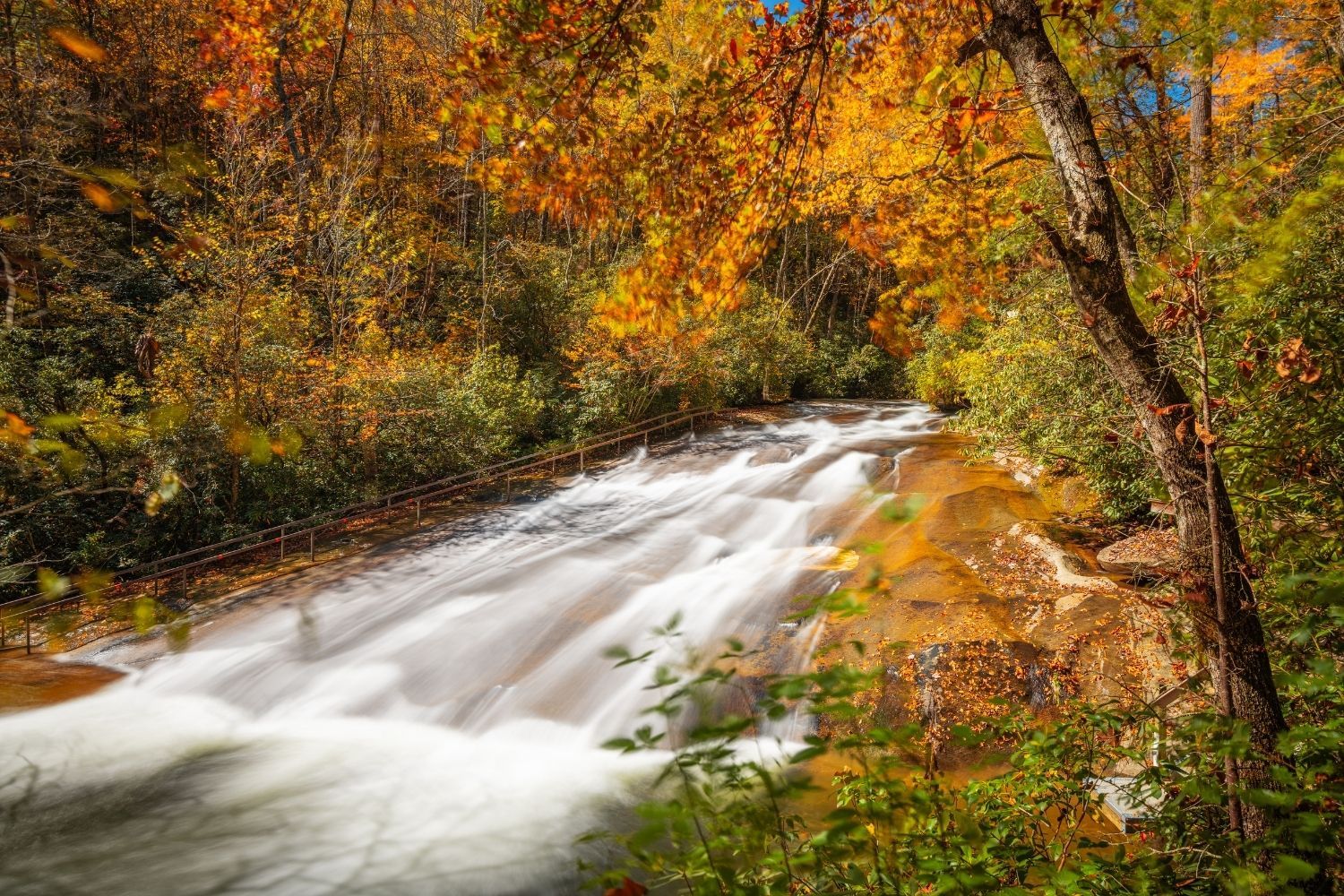 Sliding Rock Falls, North Carolina 