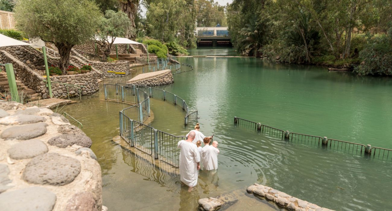Yardenit baptism site on the Jordan River