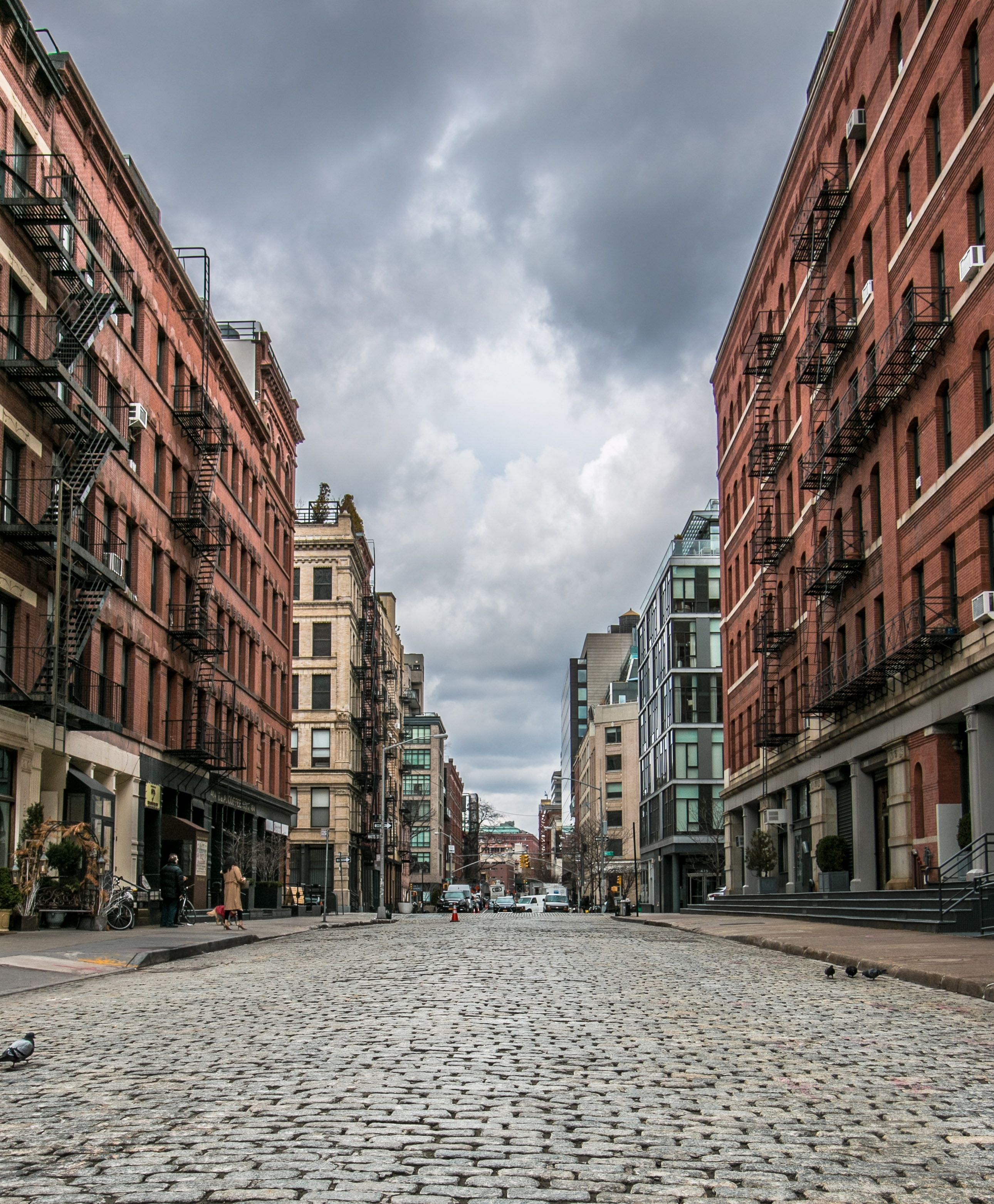 A beautiful street in Tribeca, Manhattan, NYC