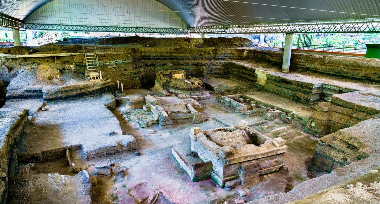 Ancient Maya site of Joya de Ceren in El Salvador