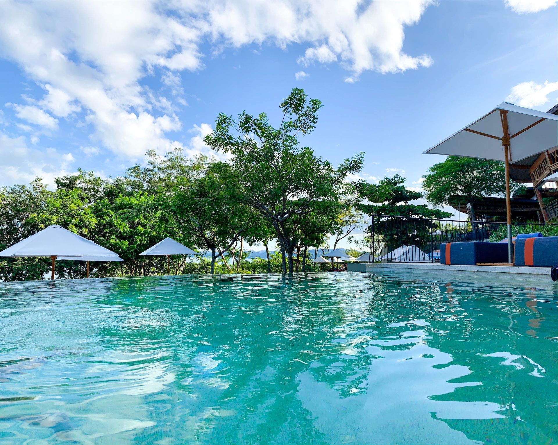 Resort Pool in Summer in Papagayo, Costa Rica