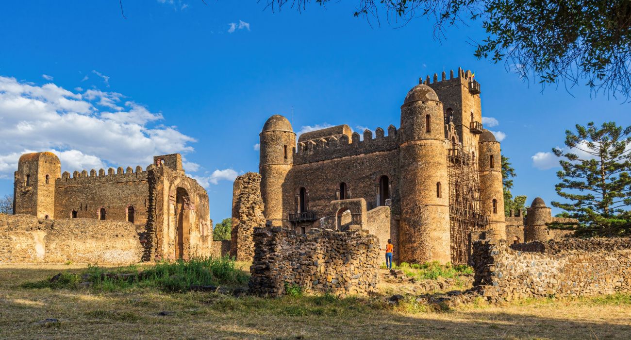 Castle Fasil Ghebbi, Royal fortress-city in Gondar