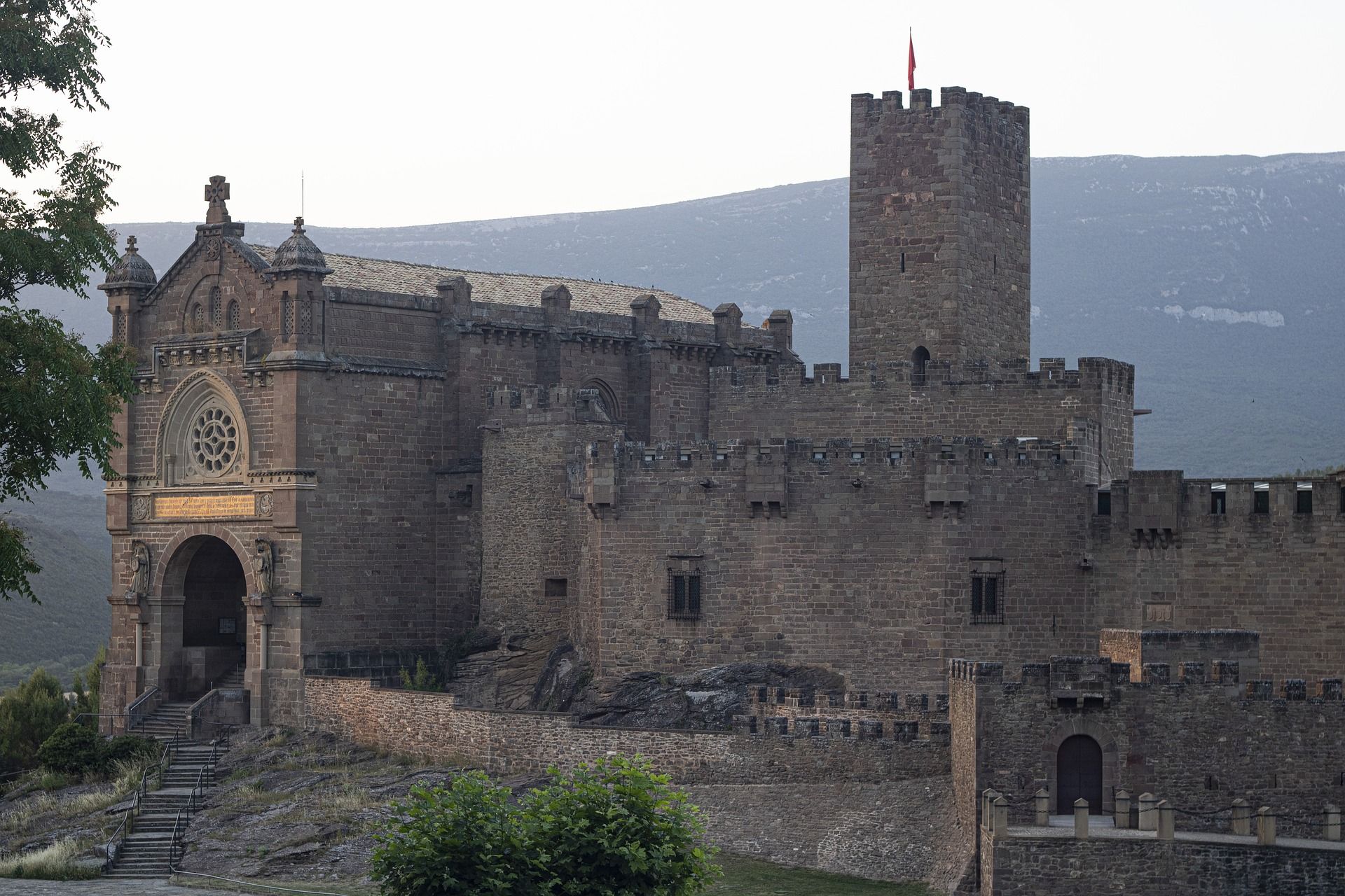 Castle of Javier Navarre Spain