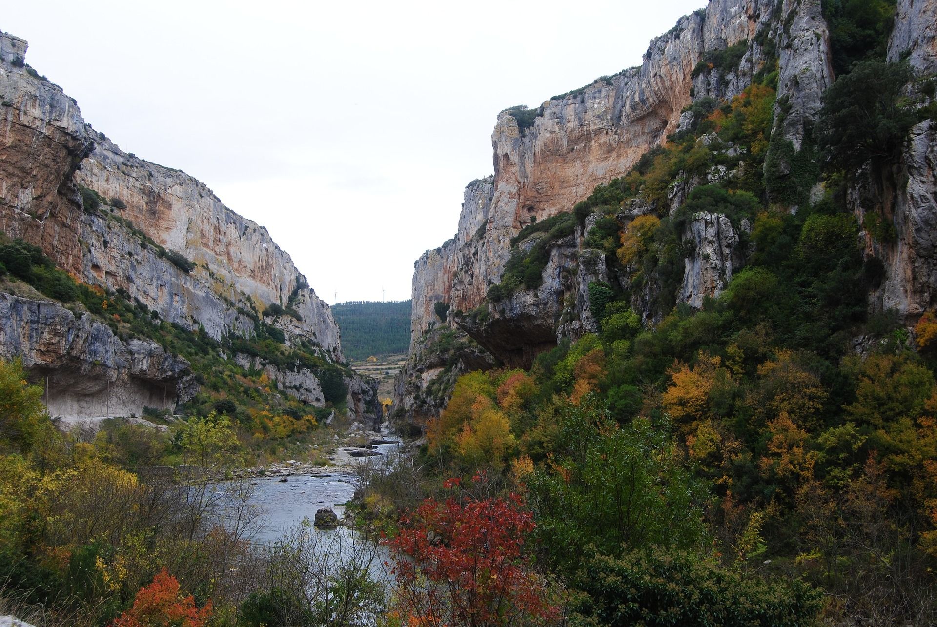 The Gorge of Arbaiun in Navarre, Spain