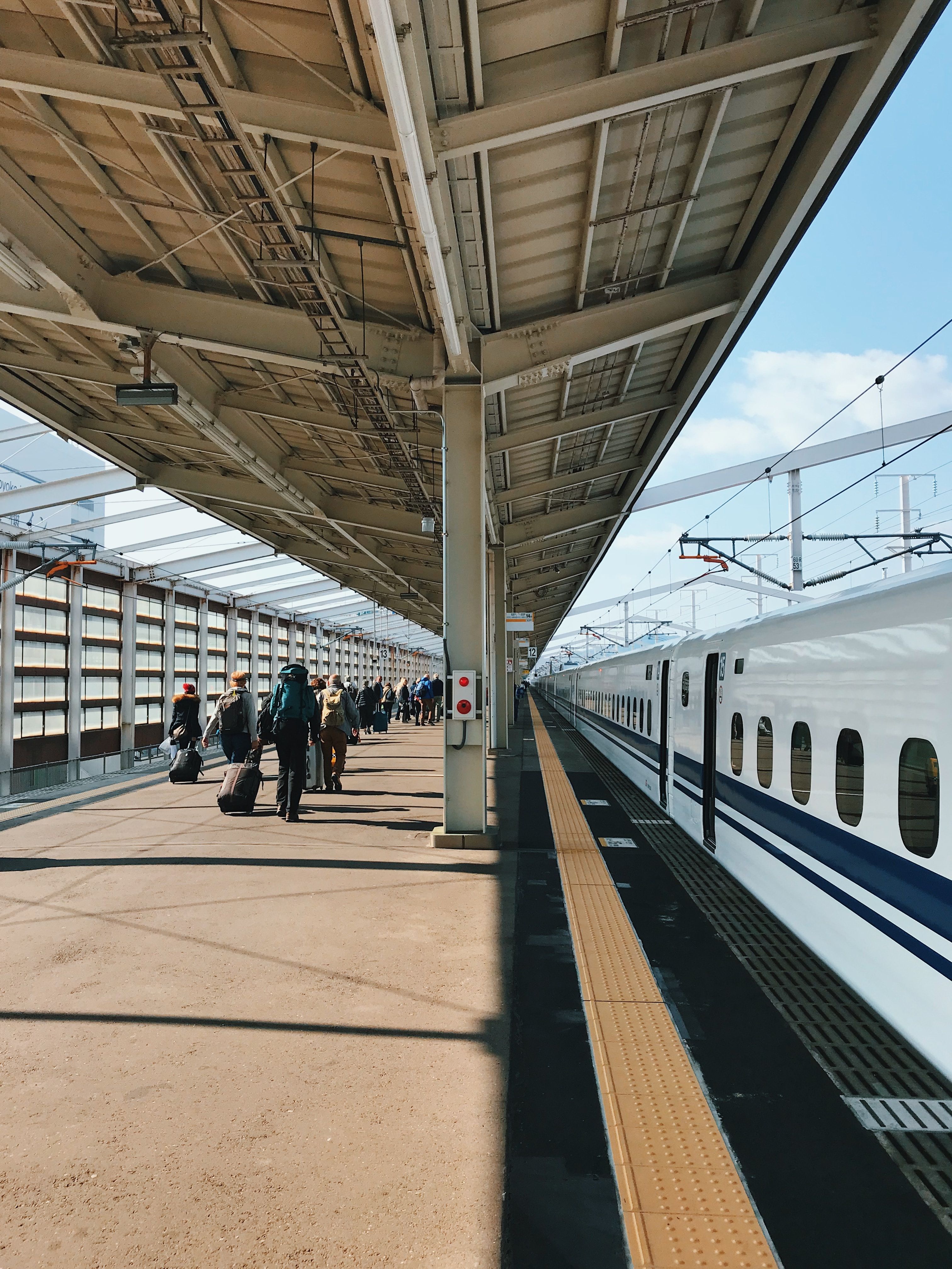 Himeji train platform 