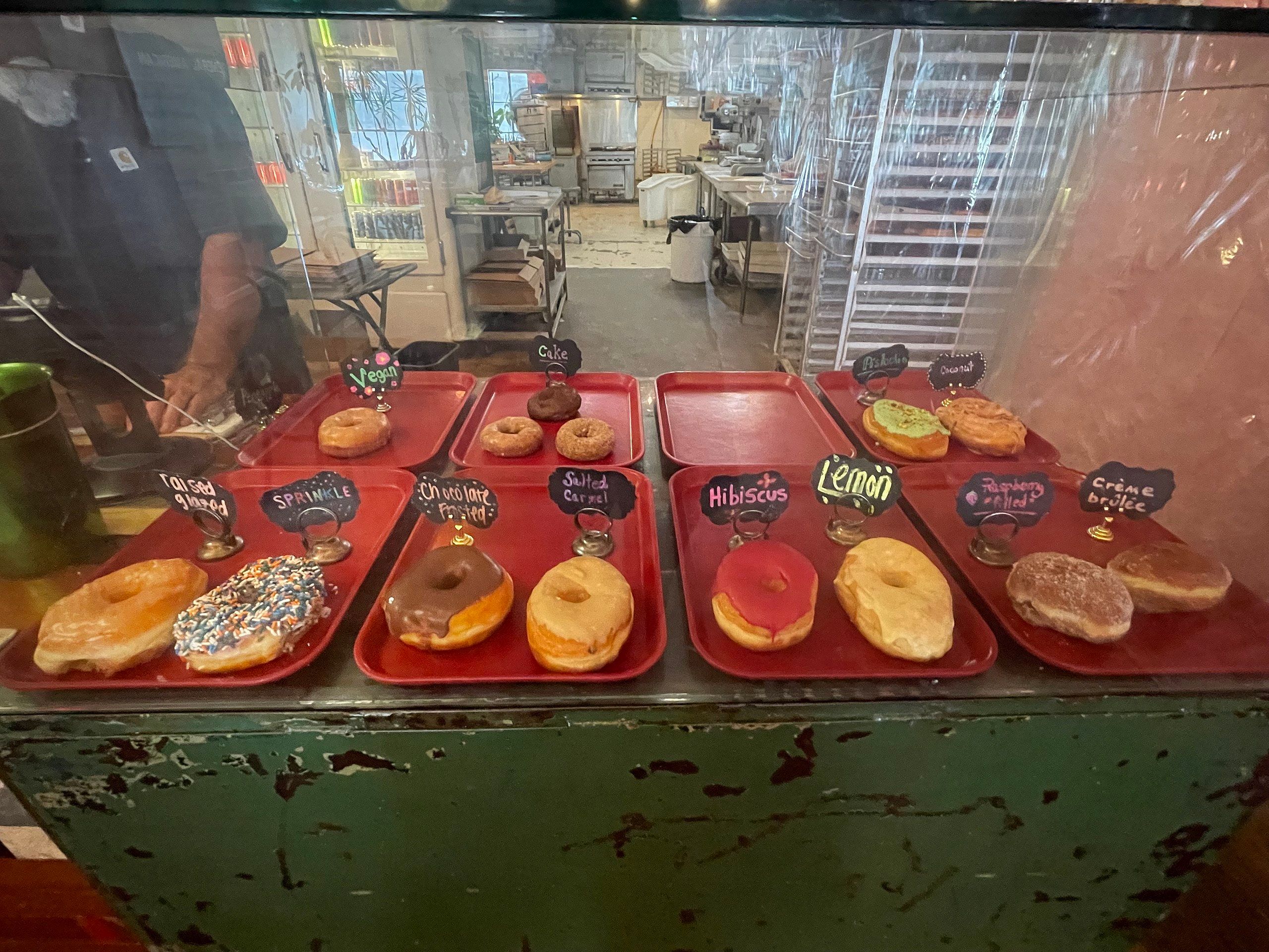Donuts At General American Donut Company In Indianapolis, Indiana, USA