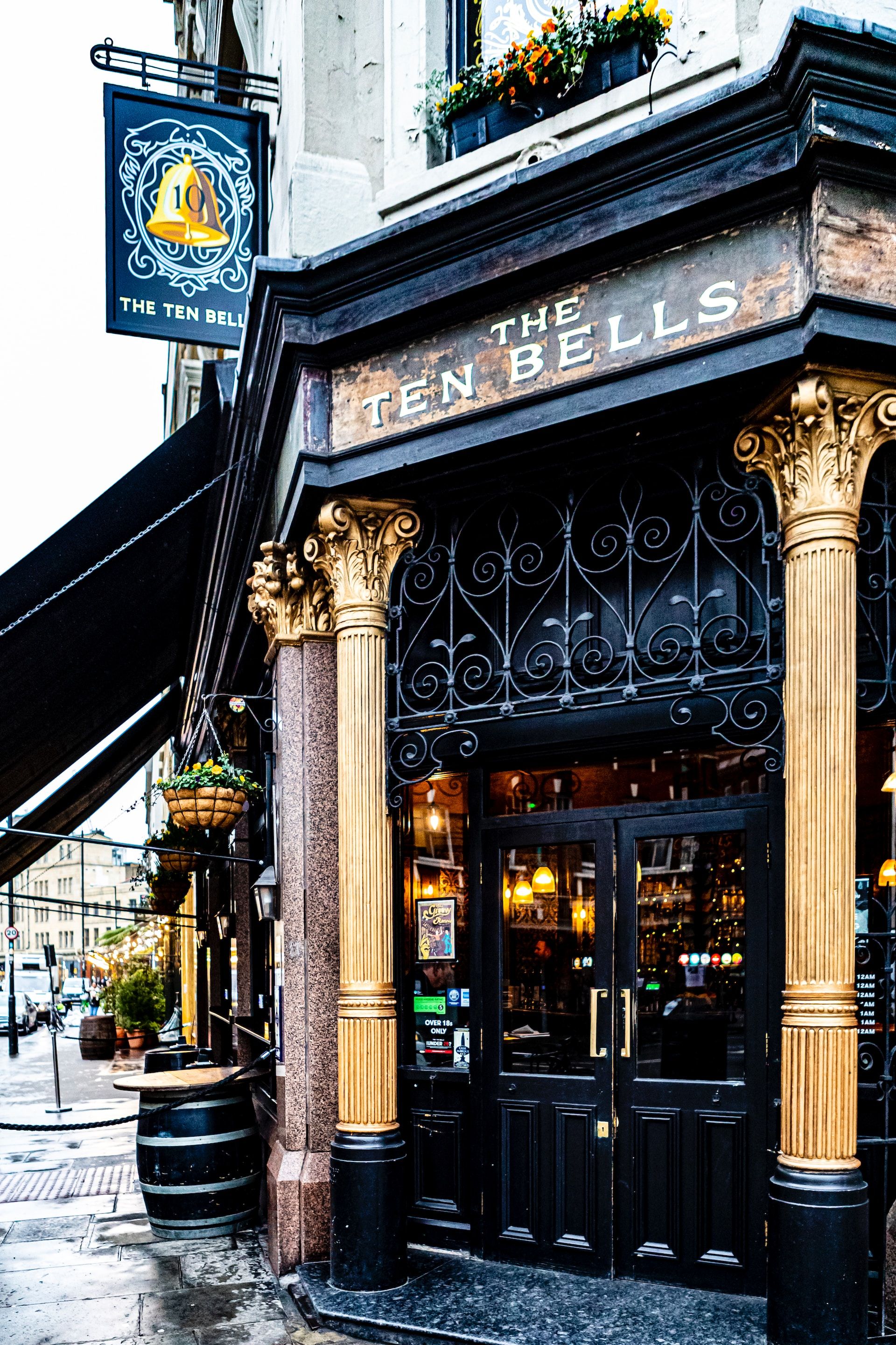 The Ten Bells Pub at Spitalfields, London