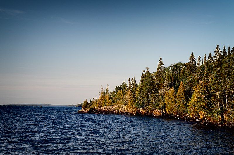 Lake Superior Shore At Isle Royale National Park In Michigan, USA