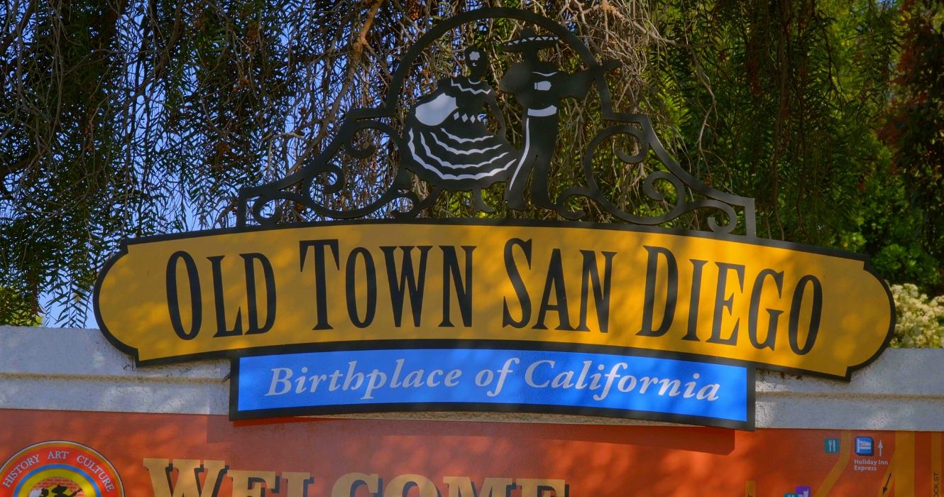 Old Town San Diego sign in California